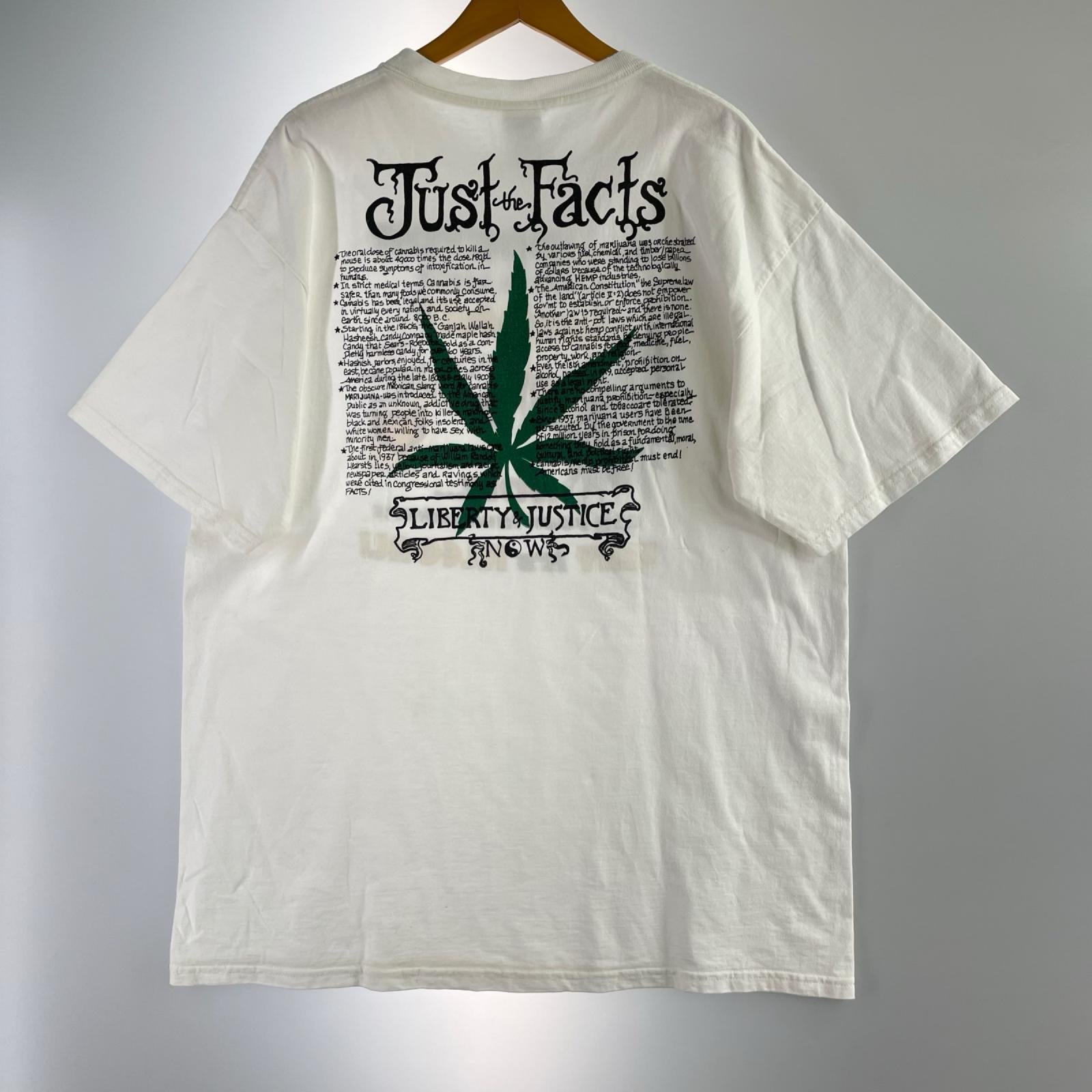 半袖Tシャツ 90S メキシコ製 ガンジャ マルボロ 白 (XL) ホワイト