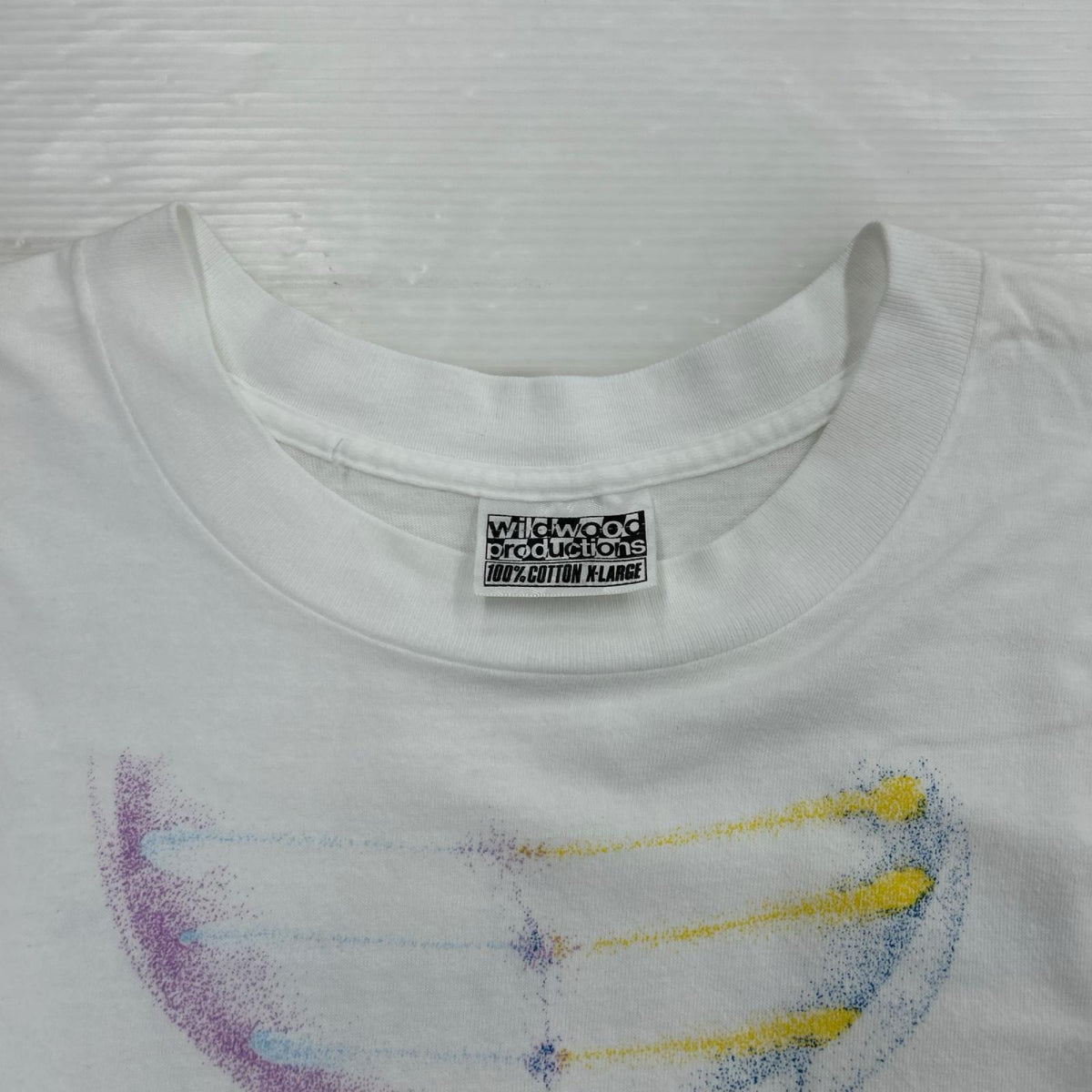 半袖Tシャツ 90S USA製 DNAグラフィック 白 (XL) ホワイト