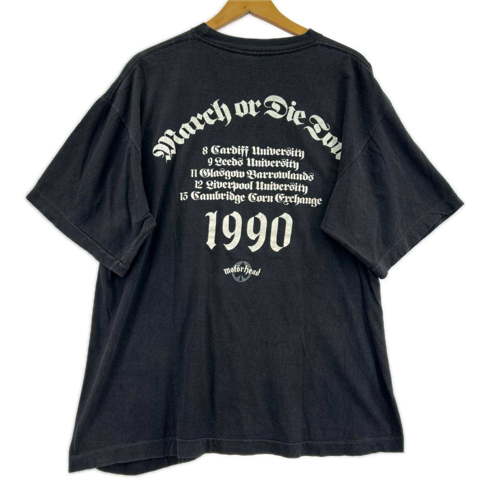 半袖Tシャツ 90S Motarhead March or Die Tour 黒 ブラック