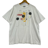 半袖Tシャツ 90S FRANCE製 EL LISSITSKI アートT WHT XXL ホワイト
