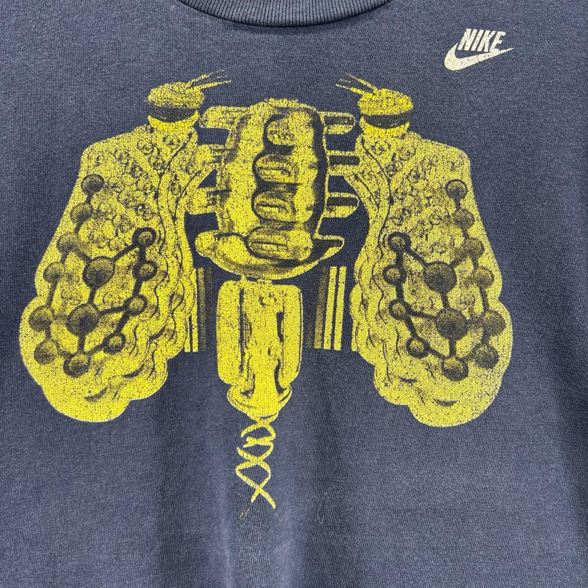 半袖Tシャツ 00S NIKE プリントT NVY XXL ネイビー