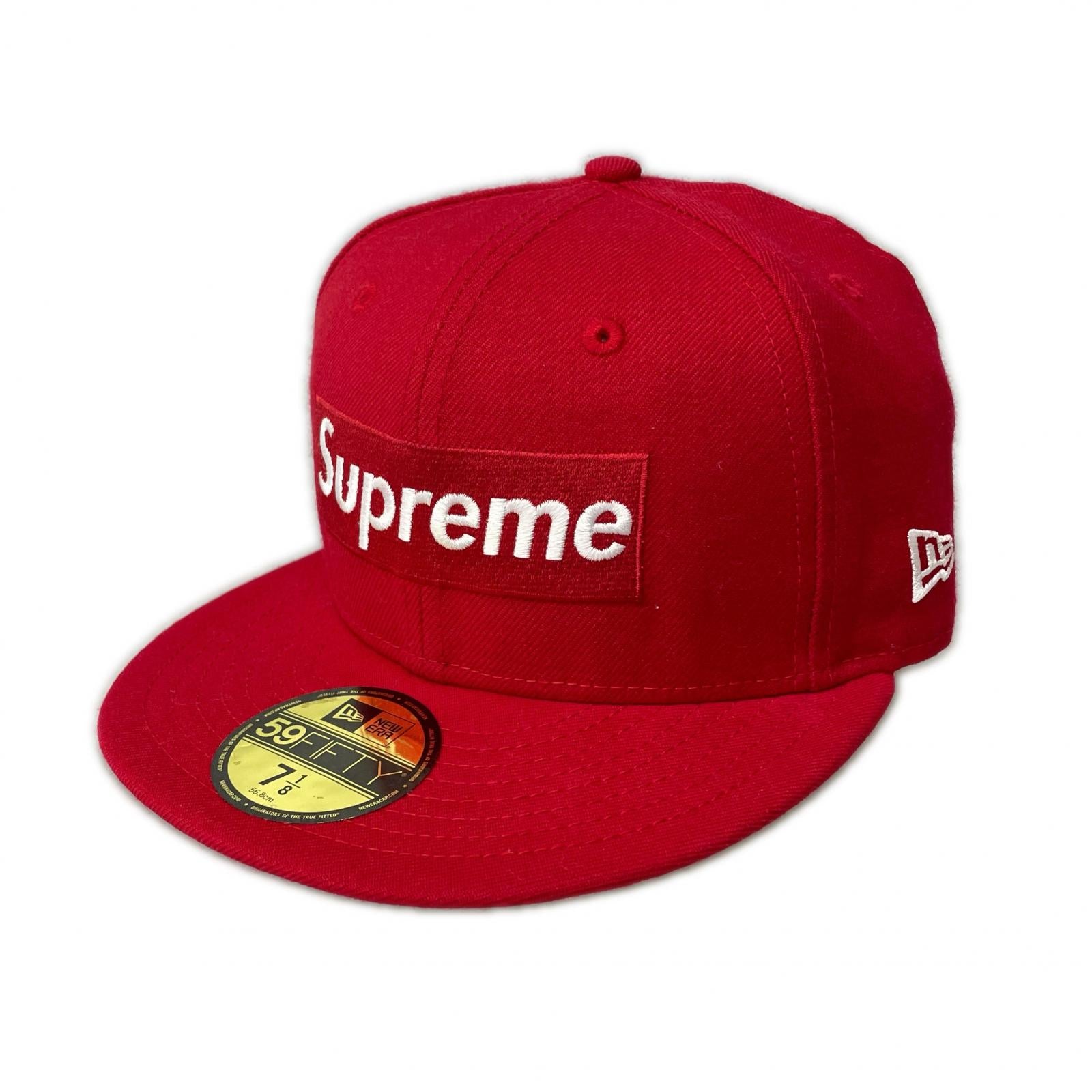 キャップ New Era $1M Metallic Box Logo RED レッド