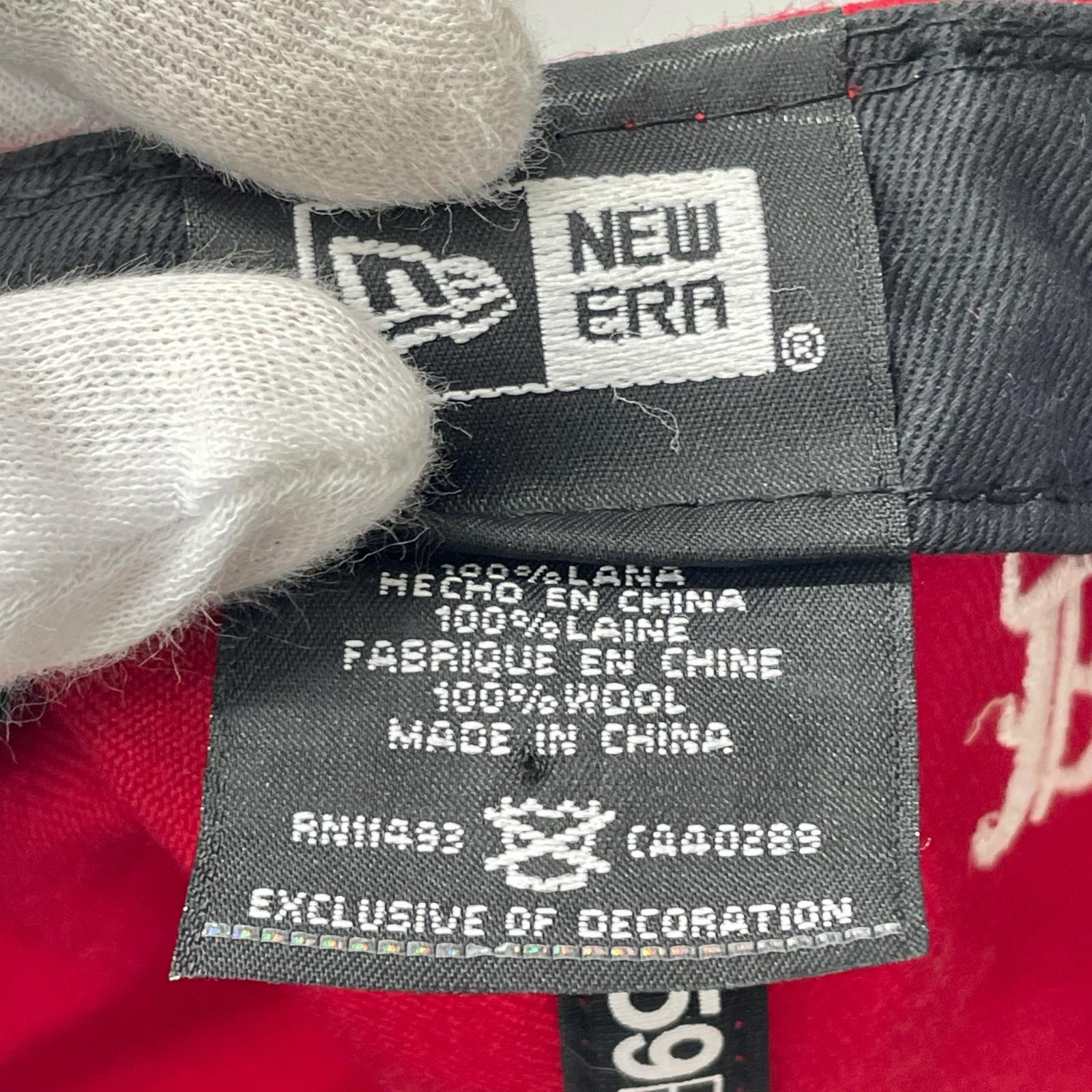 キャップ New Era $1M Metallic Box Logo RED レッド