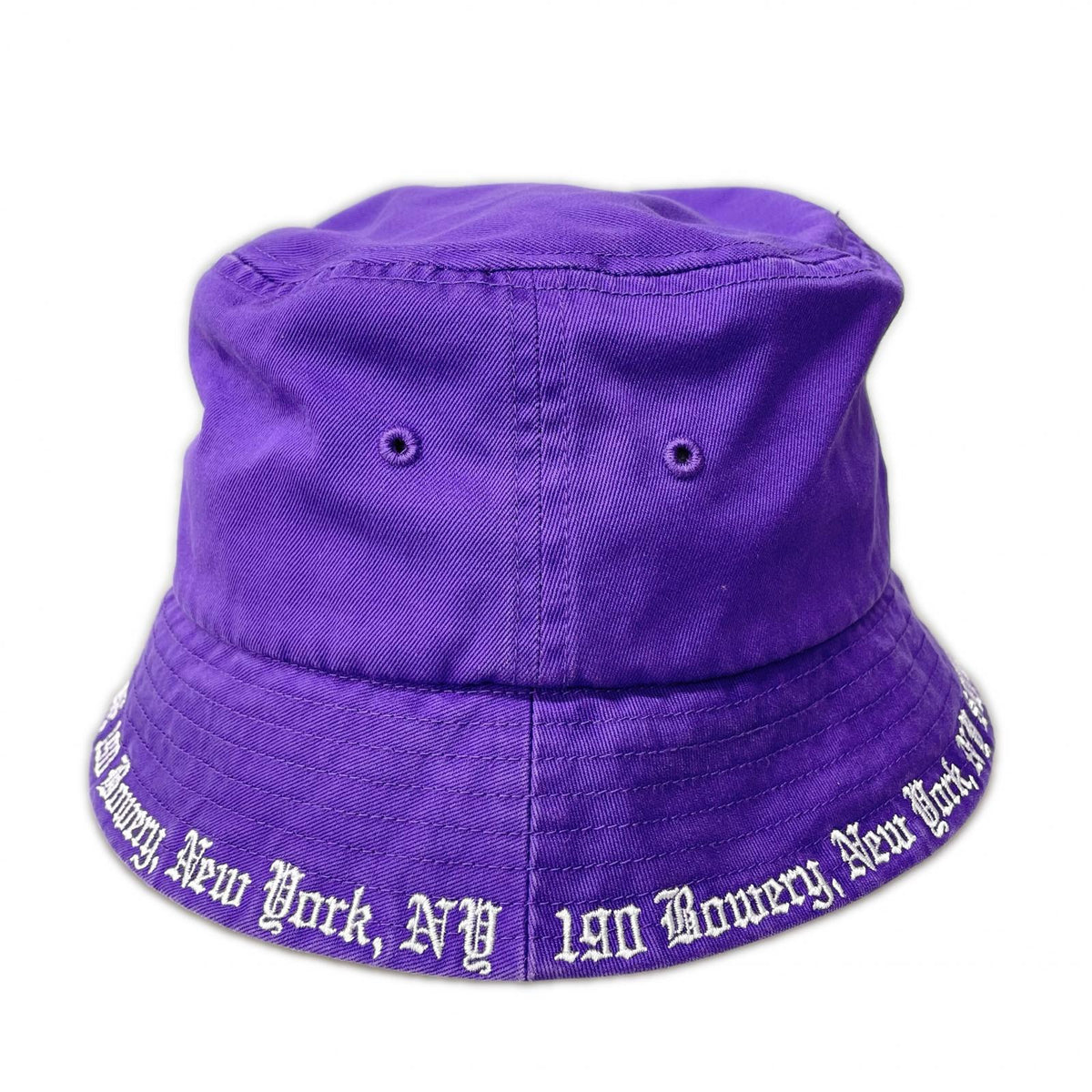 ハット 23ss Embroidered Brim Crusher Purple パープル