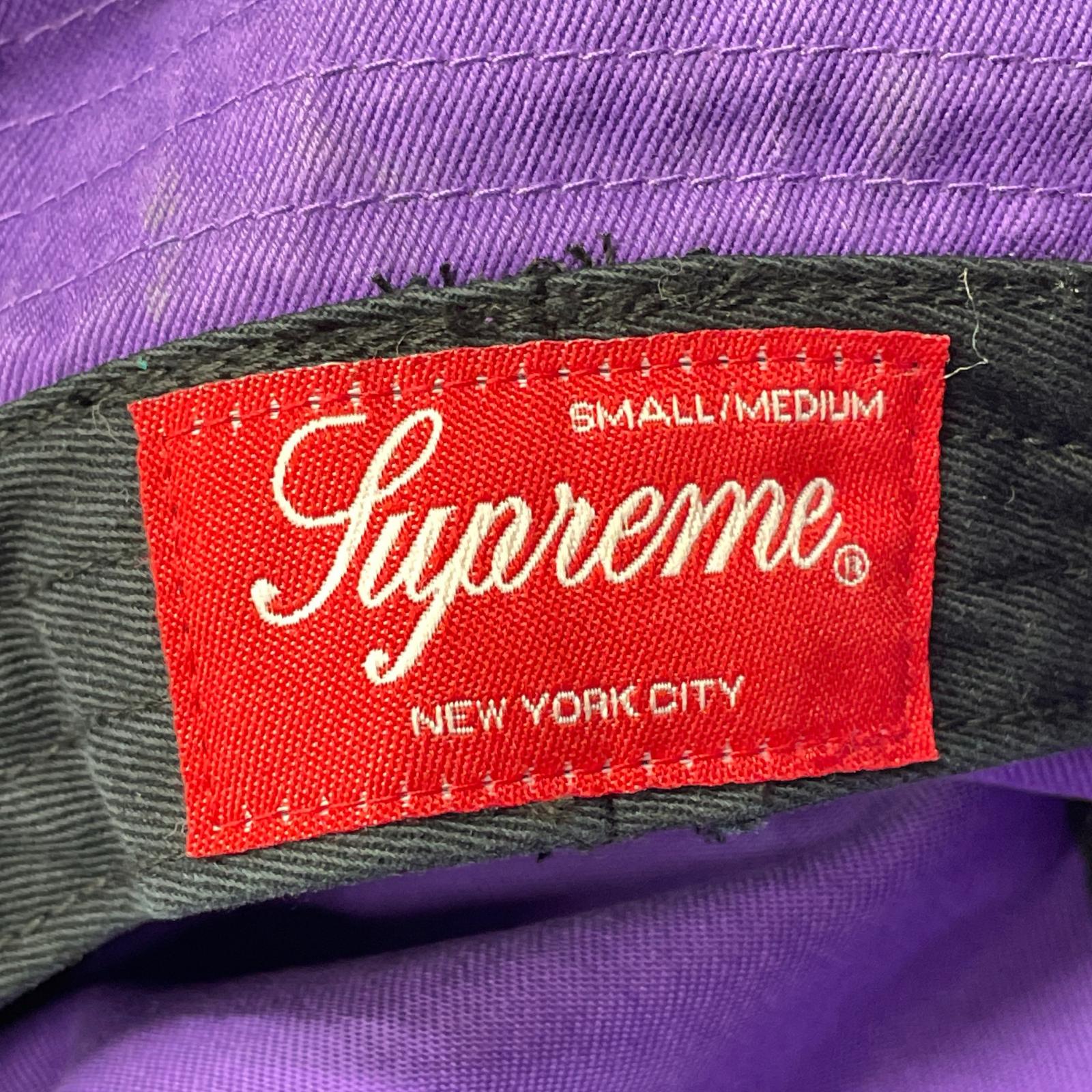 ハット 23ss Embroidered Brim Crusher Purple パープル