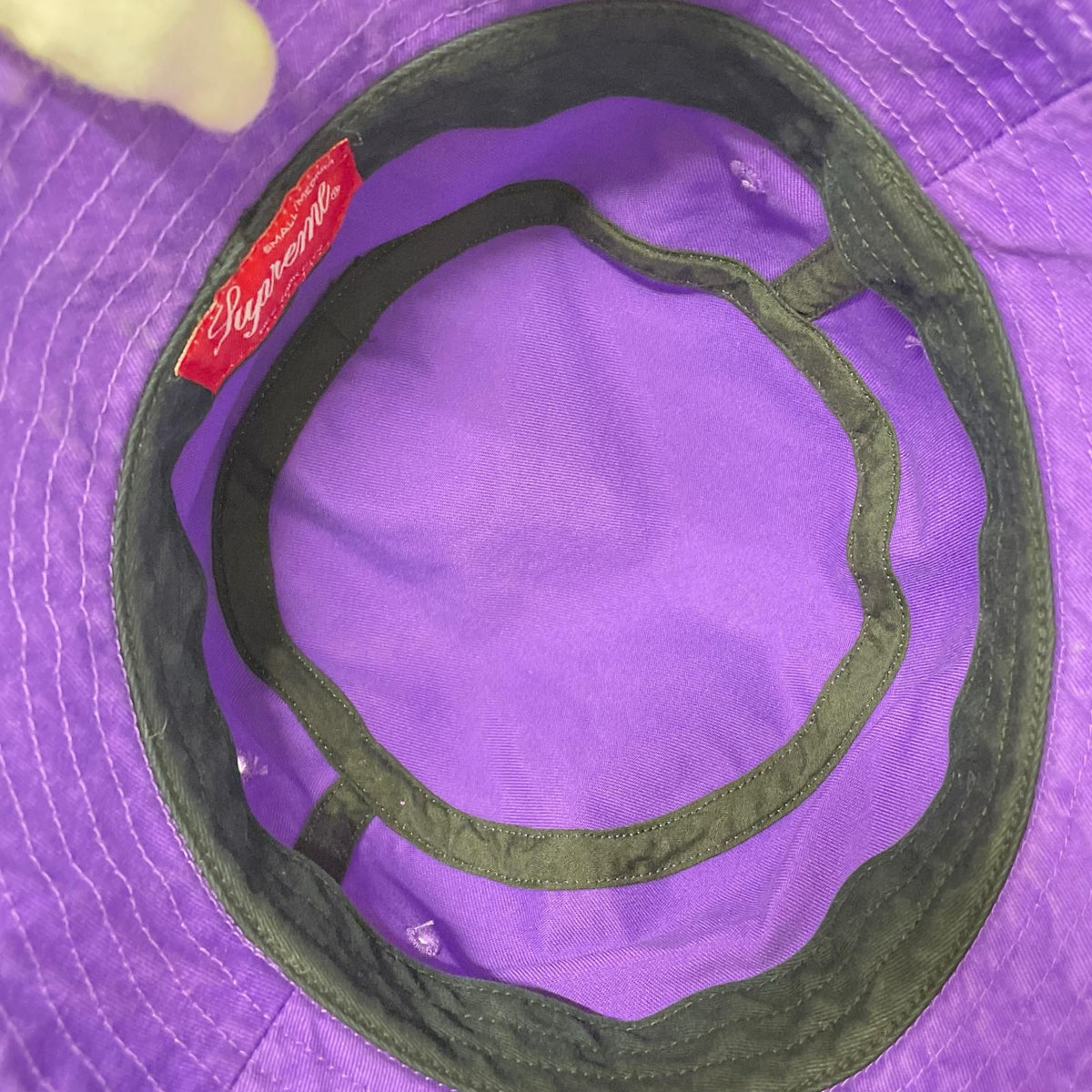 ハット 23ss Embroidered Brim Crusher Purple パープル