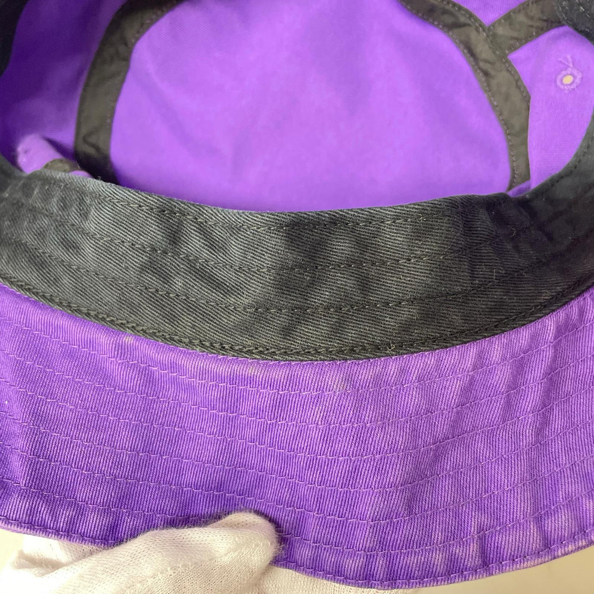 ハット 23ss Embroidered Brim Crusher Purple パープル
