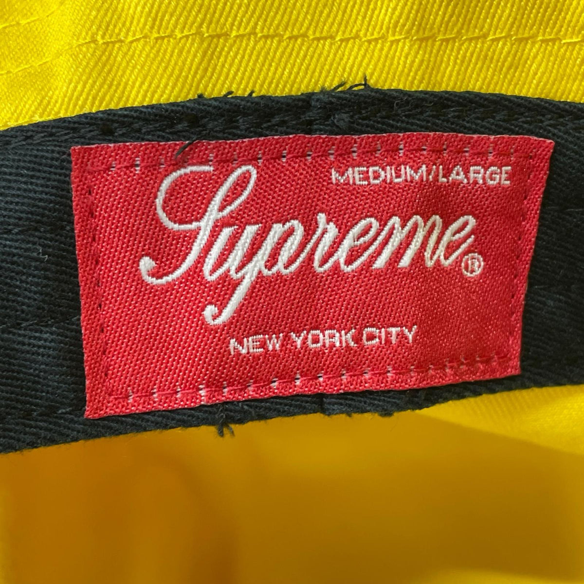 ハット 23ss Embroidered Brim Crusher Yellow イエロー