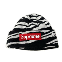 ハット 22AW Box Logo Beanie Zebra