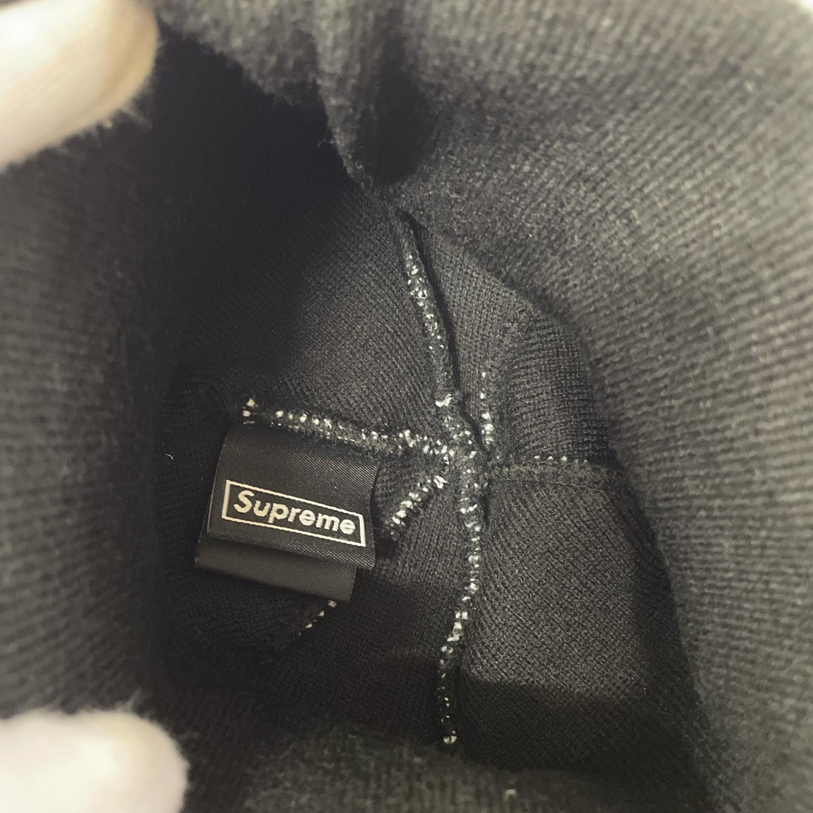 ハット 22AW Box Logo Beanie Zebra