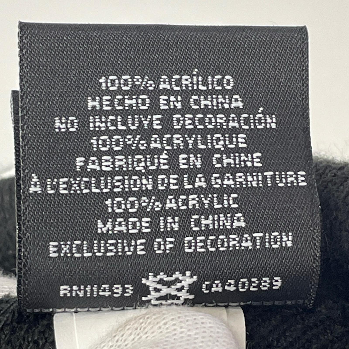 ハット 22AW Box Logo Beanie Zebra