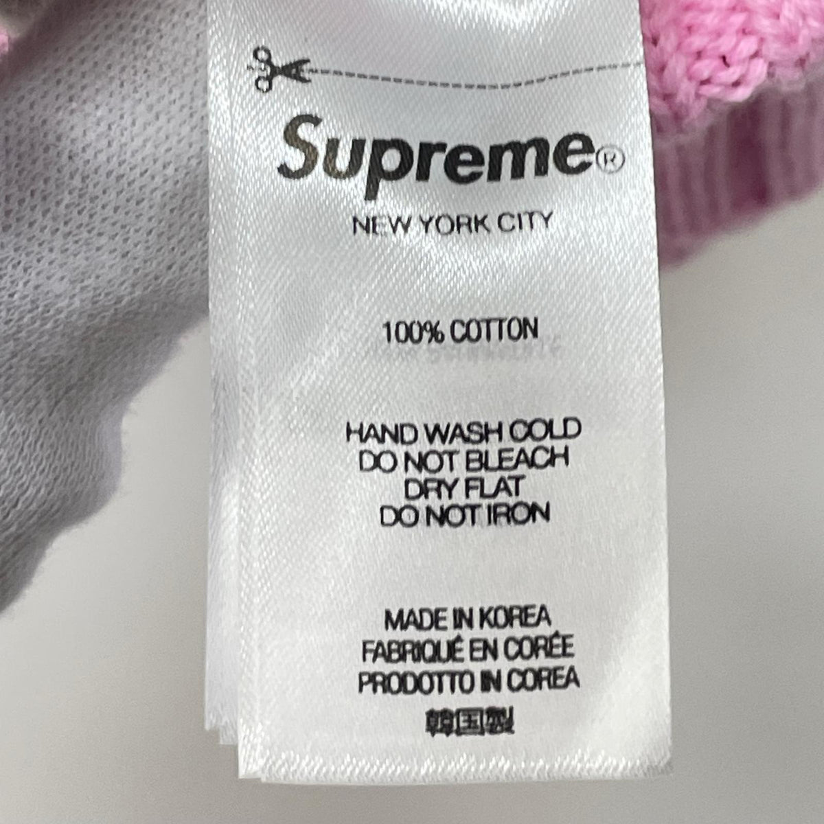 ニットキャップ 25SS Overdyed Beanie Pink ピンク