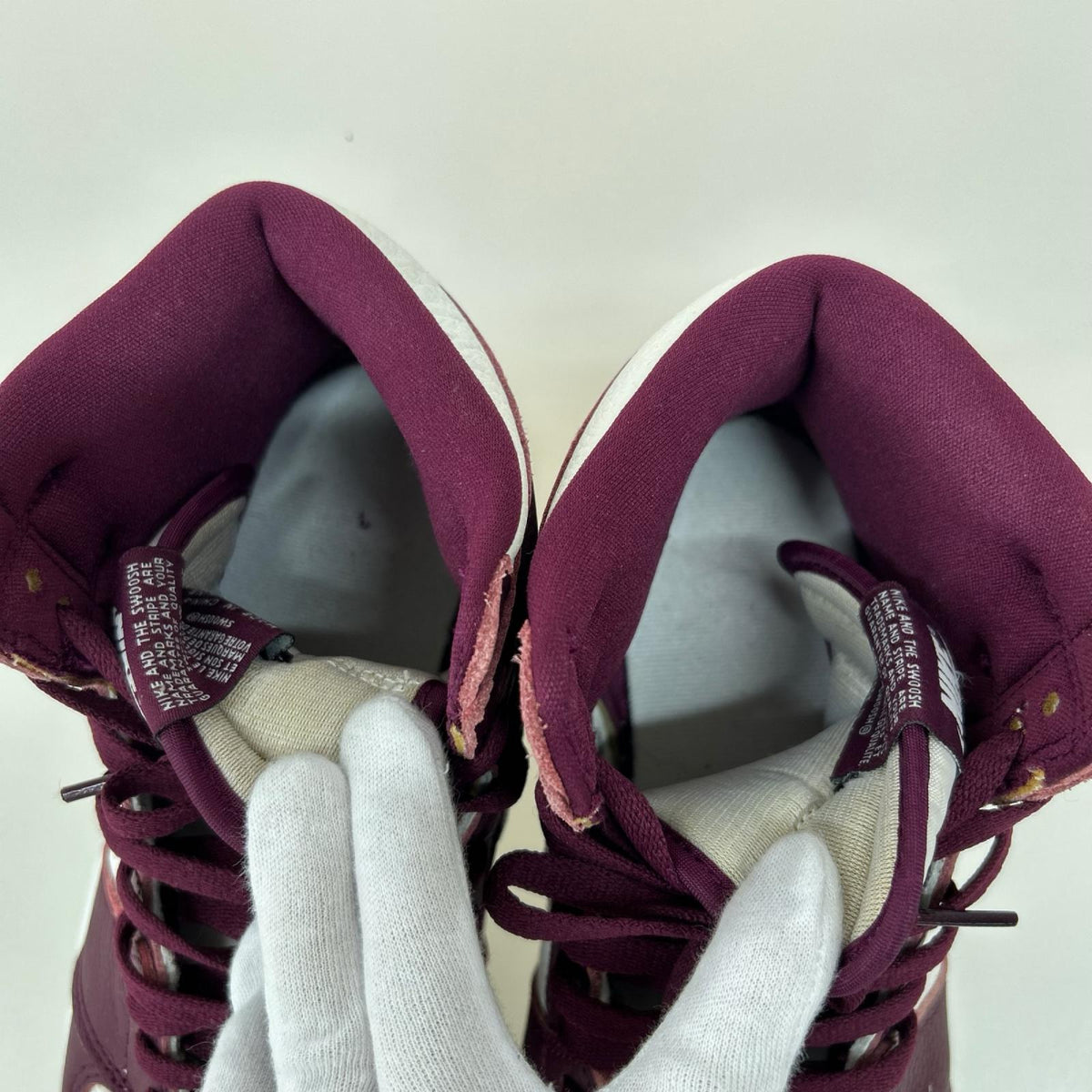 スニーカー jordan 1 high og bordeaux 28cm (US10 UK9 1/2 EU46)