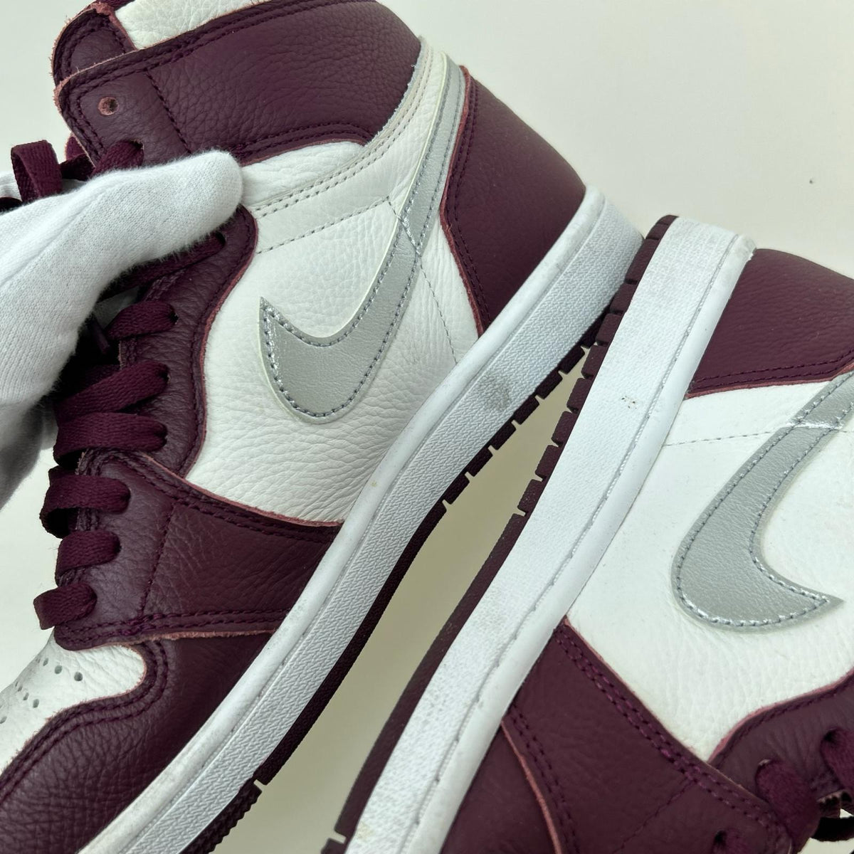 スニーカー jordan 1 high og bordeaux 28cm (US10 UK9 1/2 EU46)