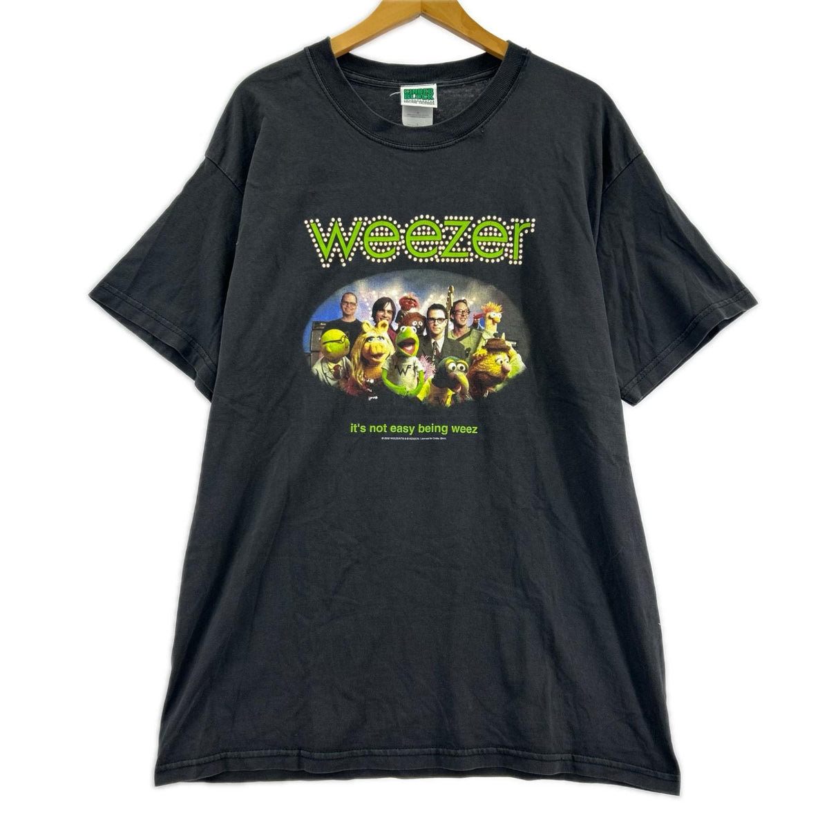 半袖Tシャツ Weezer 00s Kermit Tシャツ (L) ブラック L ブラック