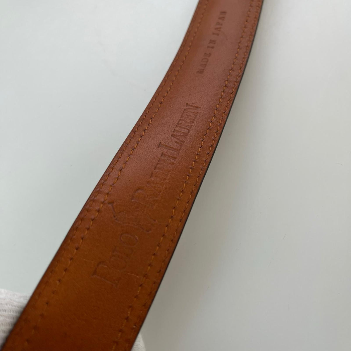 その他アクセサリー チェック柄 レザーベルト グリーン系 グリーン