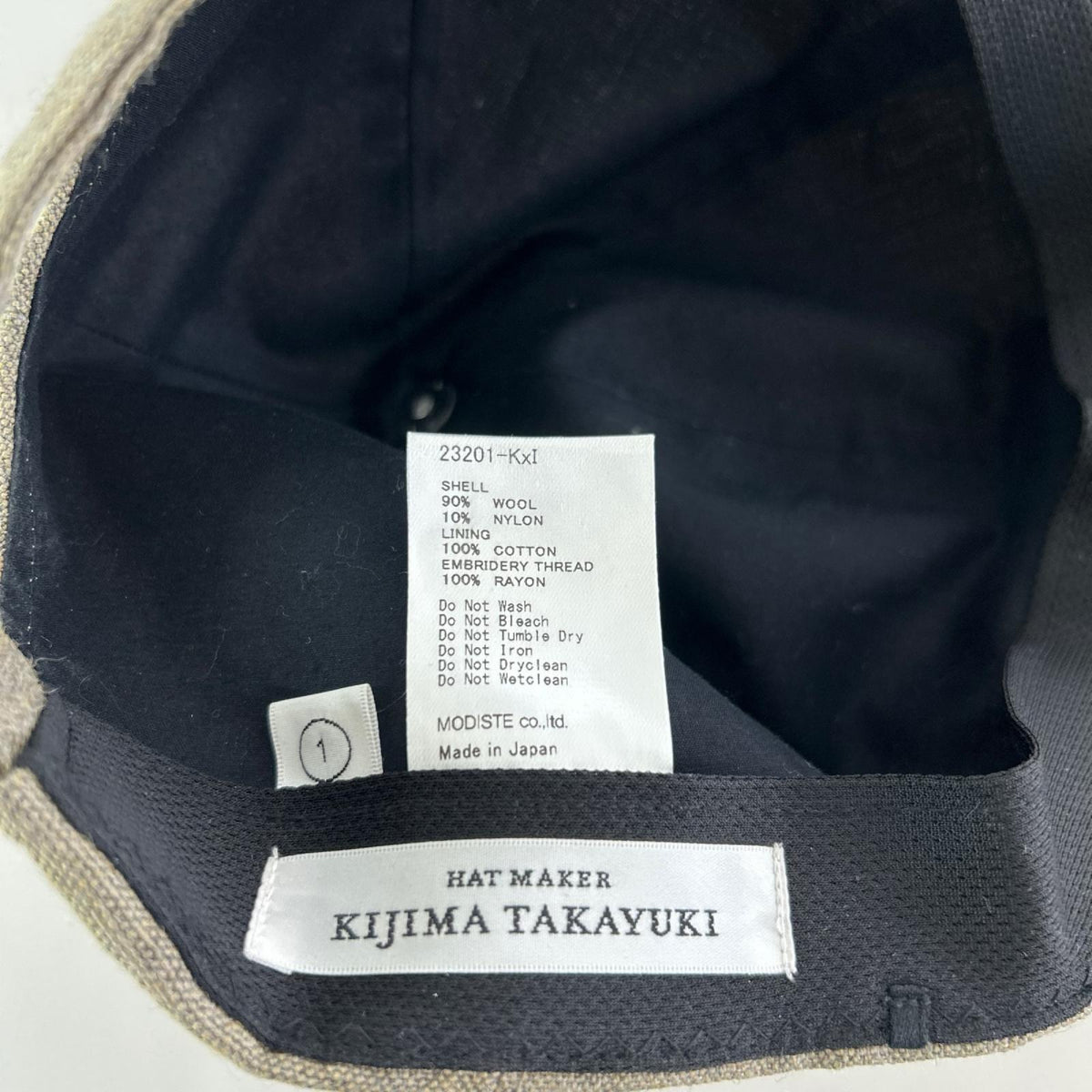 キャップ 6panel cap-6 ベージュ