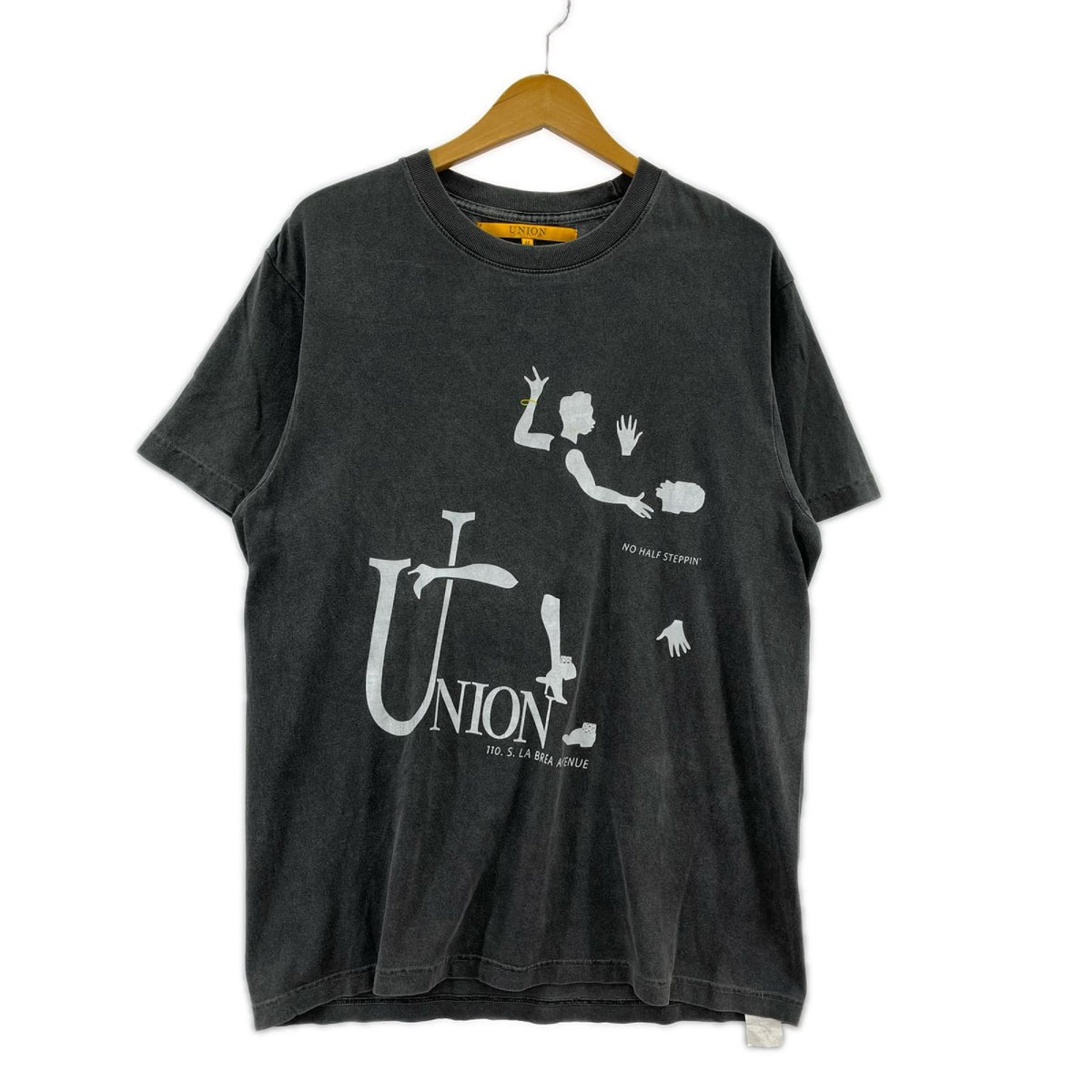 半袖Tシャツ UNION ORIGINAL"NOHALFSTEPPING"Tee 2 GRY グレー