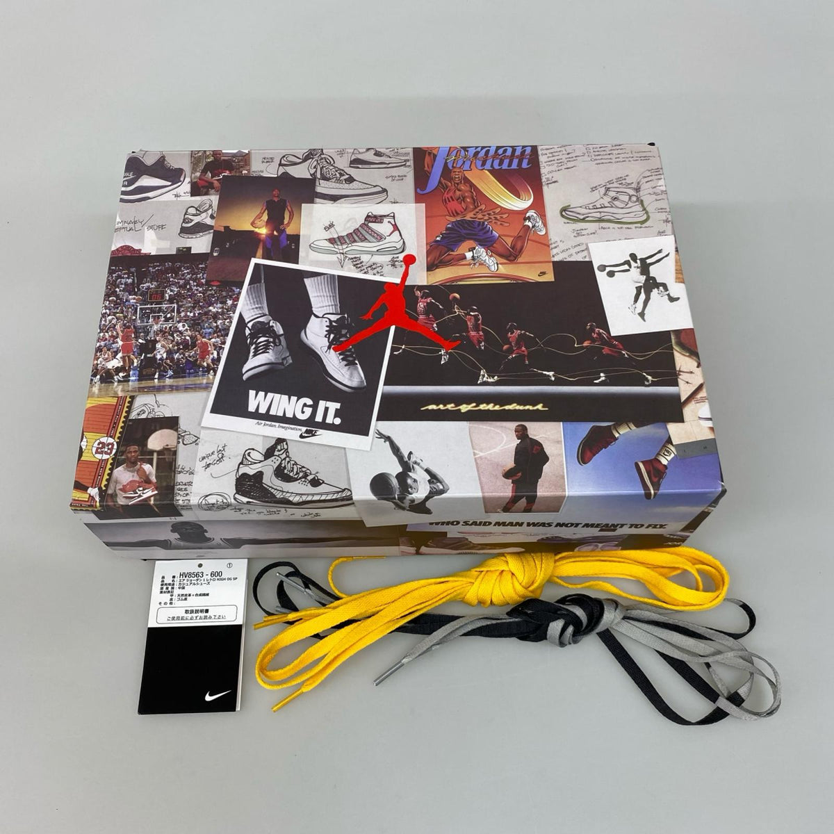 スニーカー NIKE×UNION Air Jordan 1 Retro High OG Chicago/Shadow HV8563-600 (25) 25cm (US7 UK6 1/2 EU40)