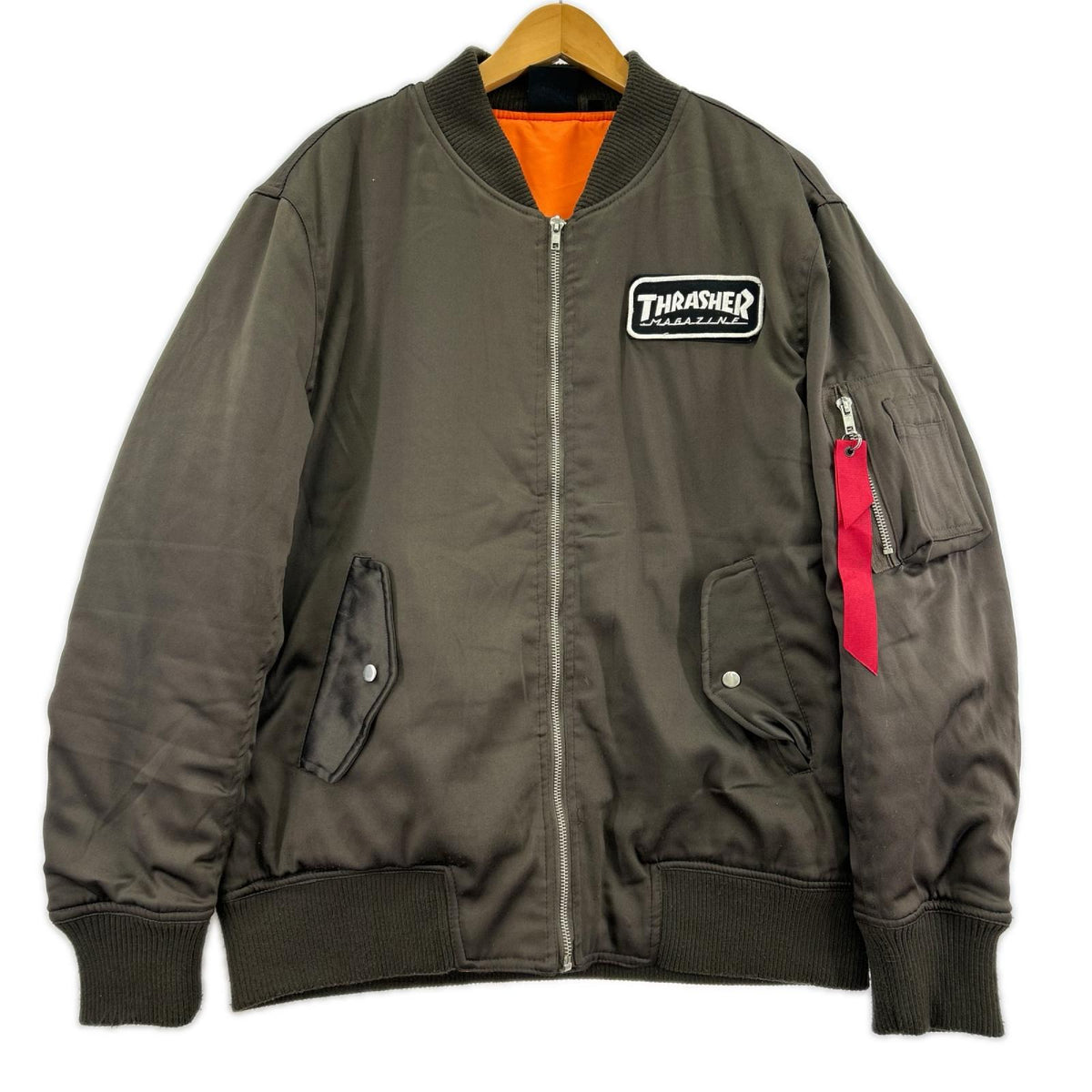 ジャケット MA-1 ブルゾン カーキ (L) L カーキ