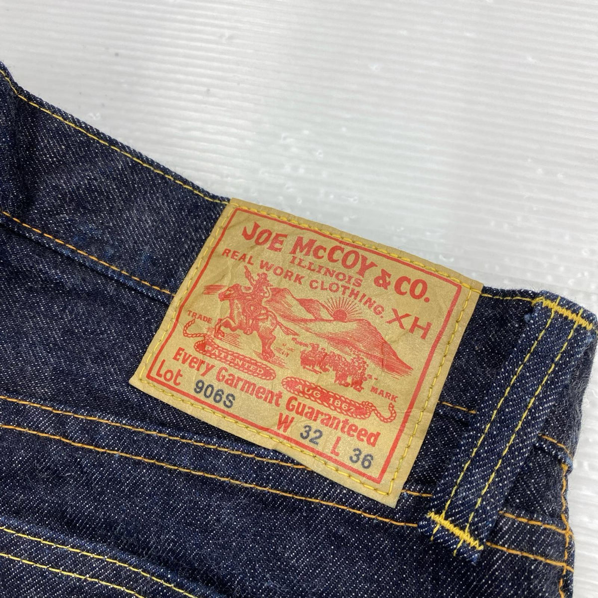 デニムパンツ 906S デニムパンツ 32 ネイビー