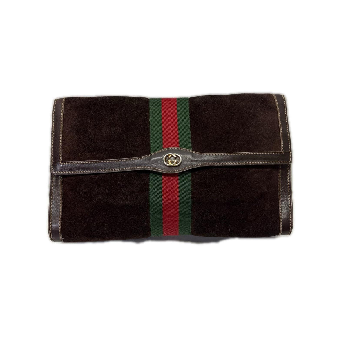 GUCCI/スエード/クラッチバッグ