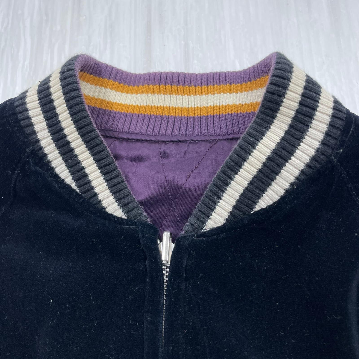 ブルゾン HYS RACING ENGINES SOUVENIR JACKET パープル