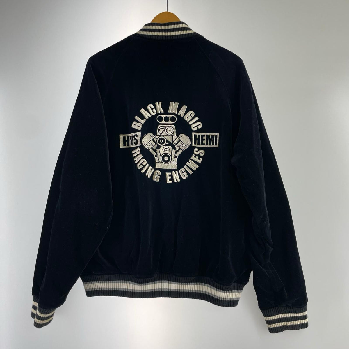 ブルゾン HYS RACING ENGINES SOUVENIR JACKET ブラック ブラック