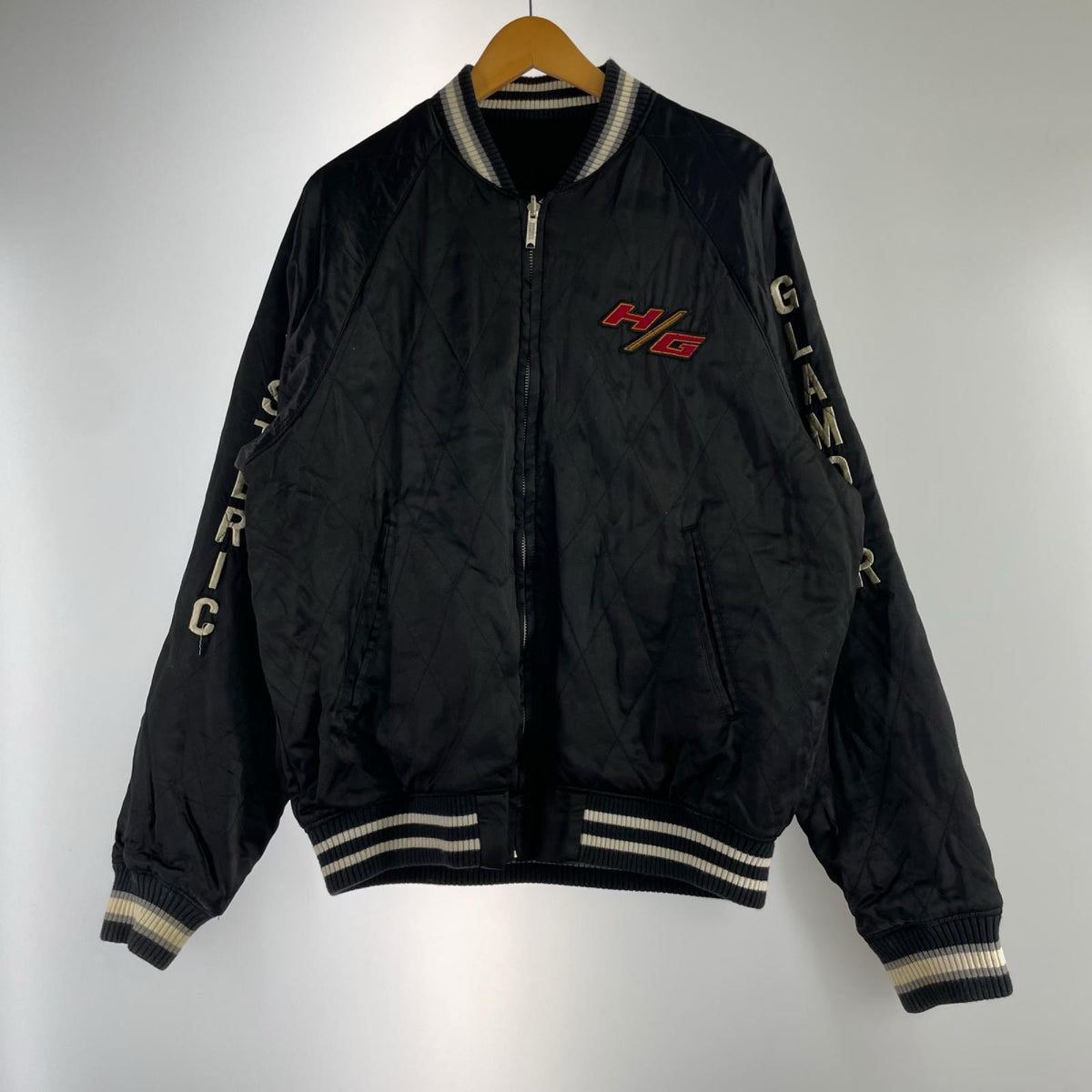ブルゾン HYS RACING ENGINES SOUVENIR JACKET ブラック ブラック
