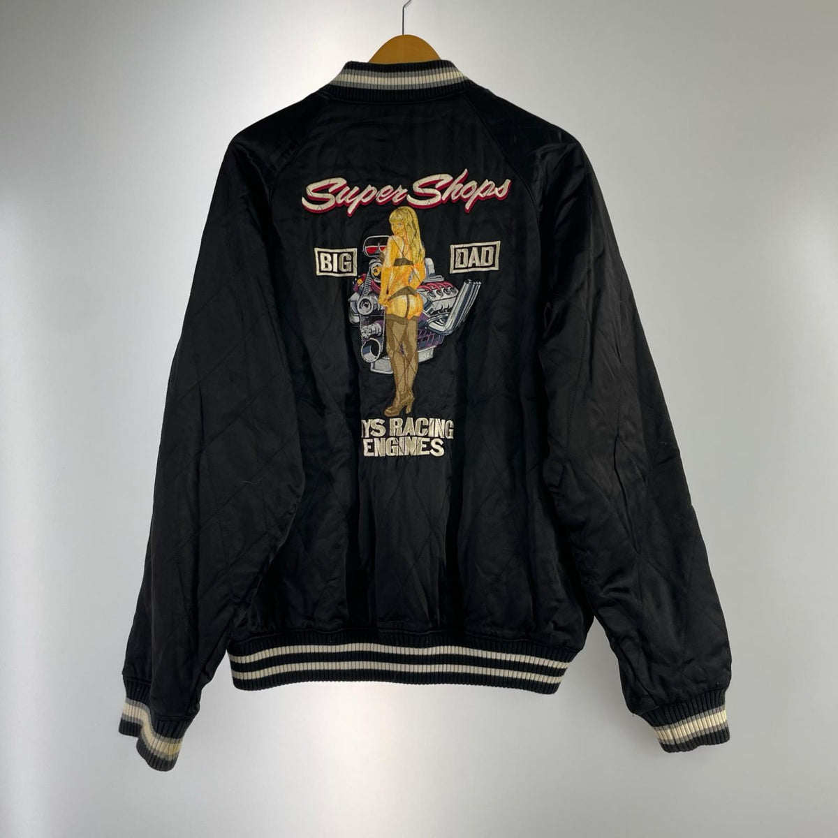 ブルゾン HYS RACING ENGINES SOUVENIR JACKET ブラック ブラック