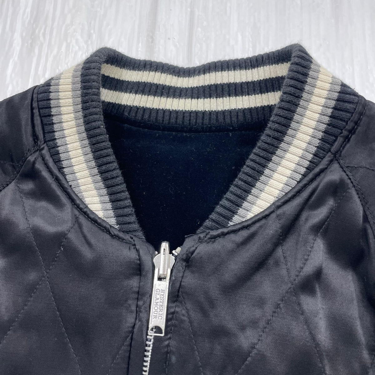 ブルゾン HYS RACING ENGINES SOUVENIR JACKET ブラック ブラック