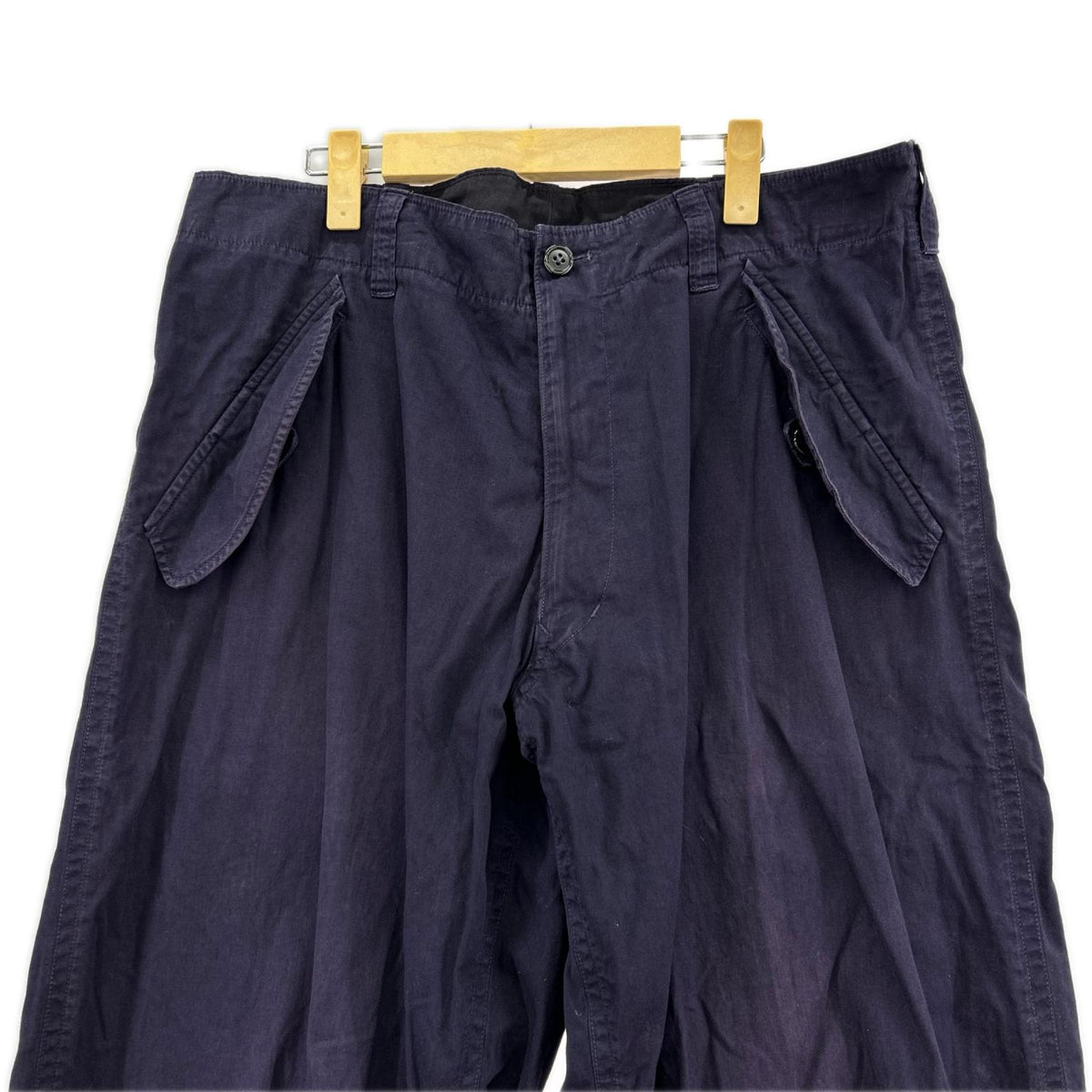 パンツ Y's for men 後染め コットンカーゴ 紺 (3) 3 ネイビー