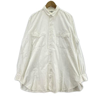 長袖シャツ POUR HOMME 2P COTTON SHIRT 白 (3) 3 ホワイト