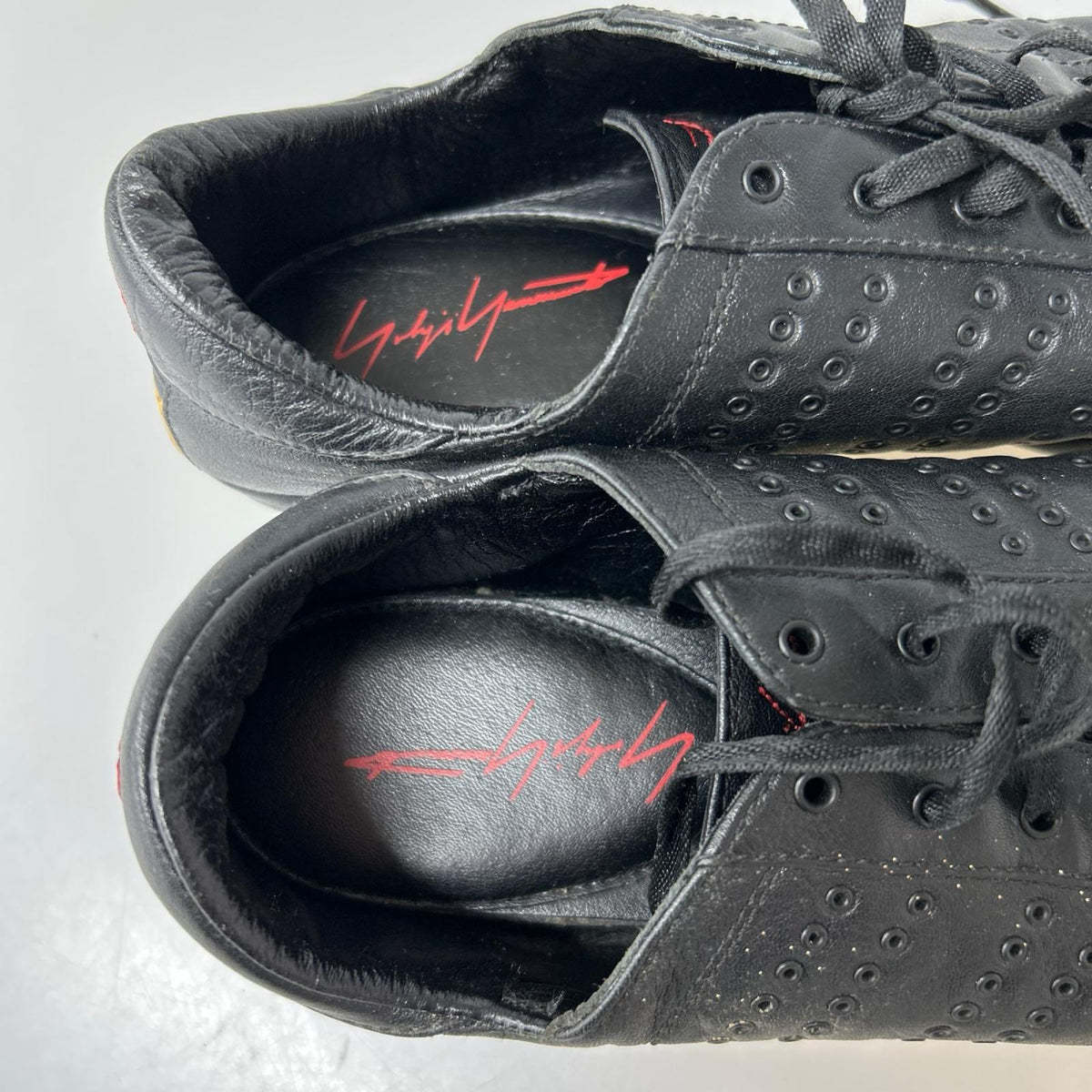 スニーカー ×adidas ボクシングスニーカー レザー (22.5) ブラック