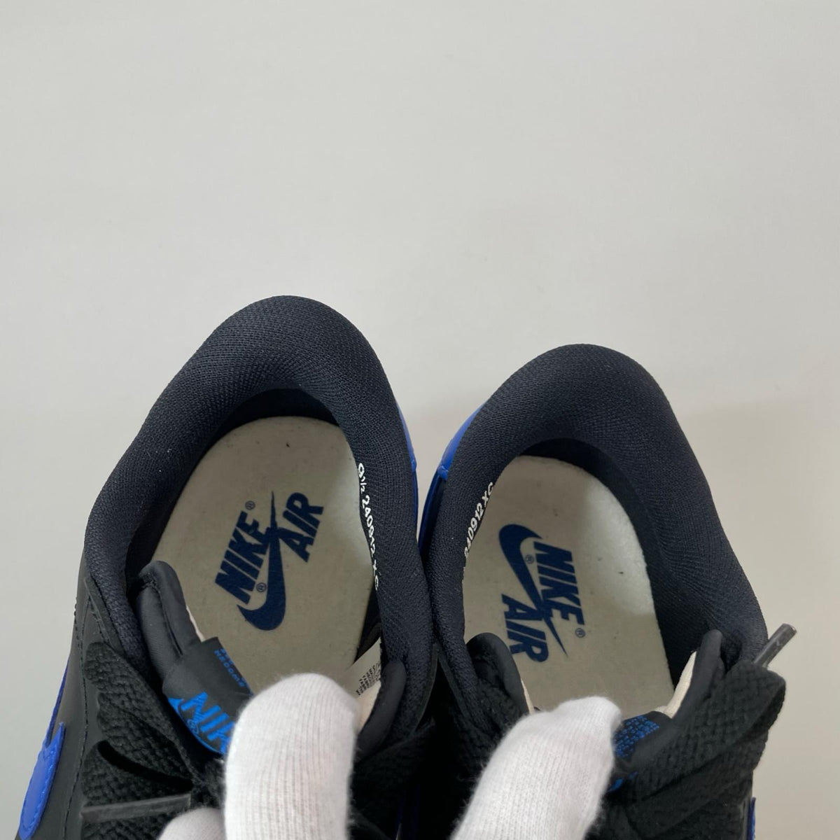 スニーカー Jordan 1 Black and Royal Blue (27.5cm) 27.5cm (US9 1/2 UK9 EU45)
