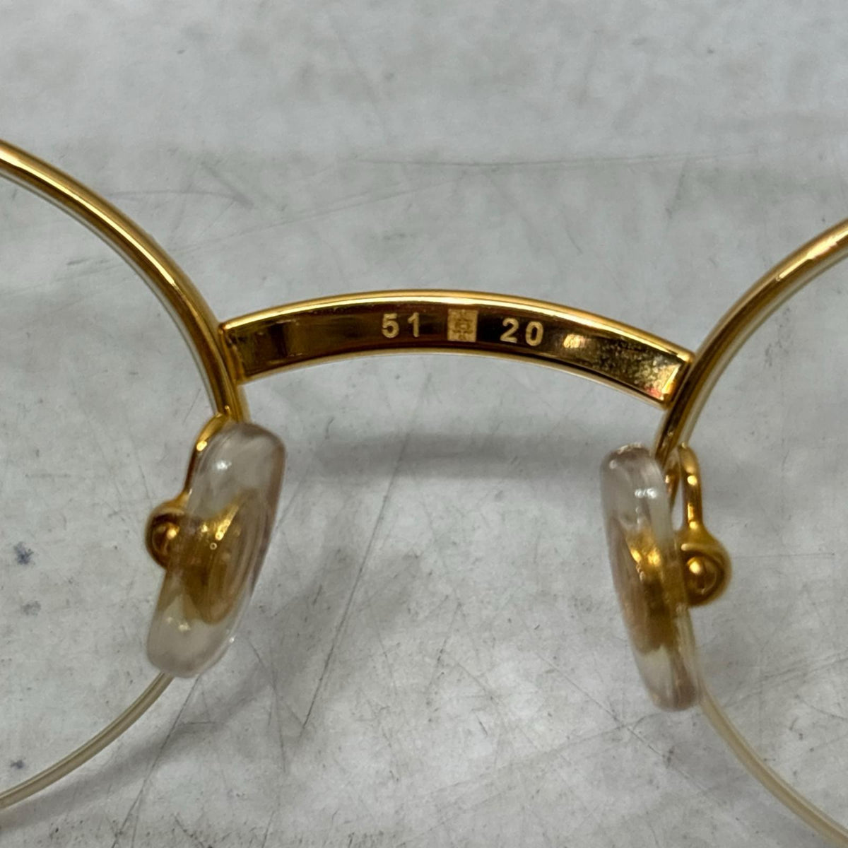 Gold Frame Eye Glasses