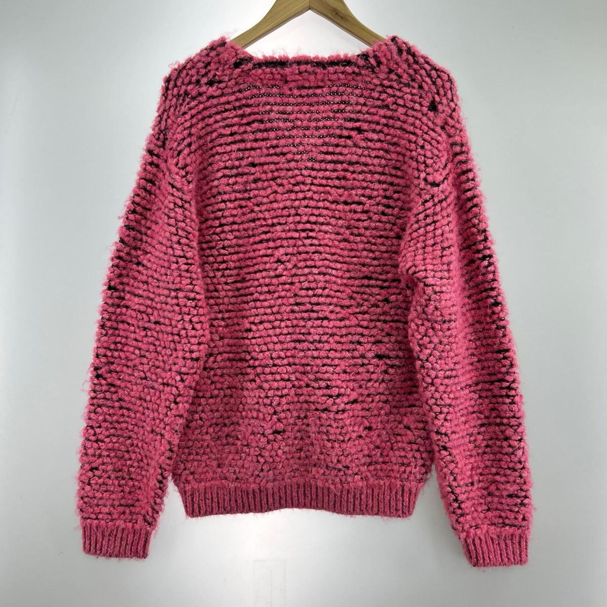 カーディガン 24FW Textured Knotted Cardigan (S) S ピンク