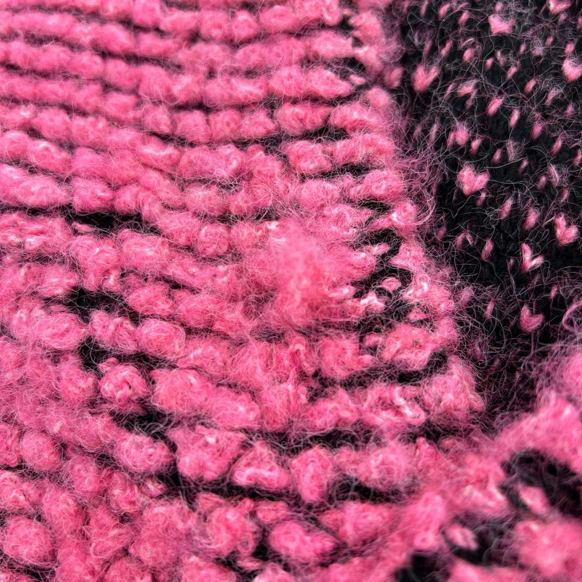 カーディガン 24FW Textured Knotted Cardigan (S) S ピンク