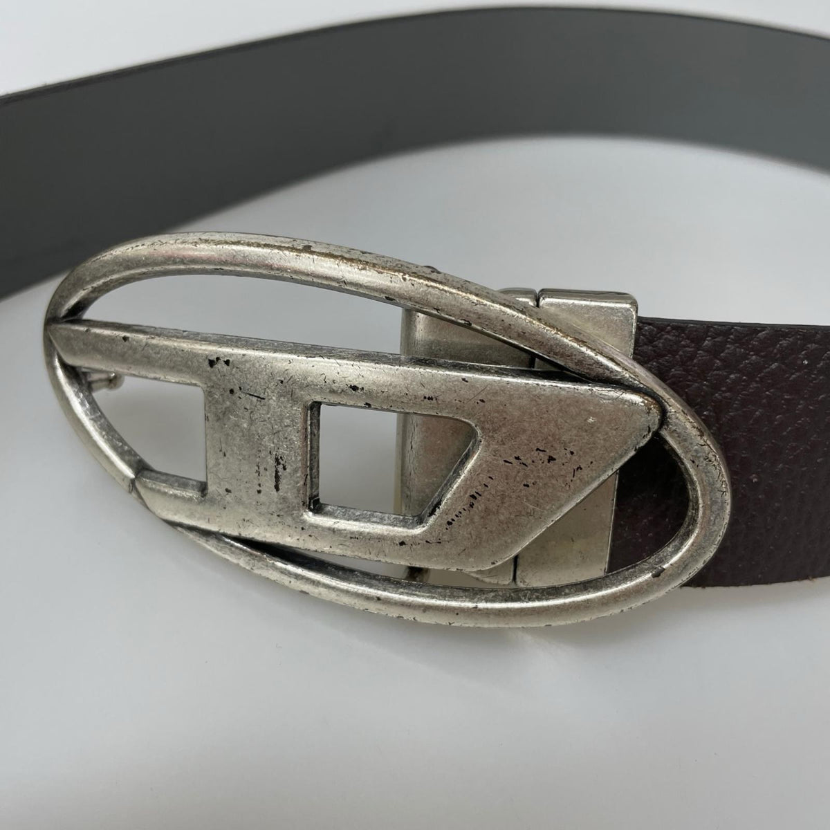 その他アクセサリー B-1DR REV II ロゴバックルレザーベルト ブラウン