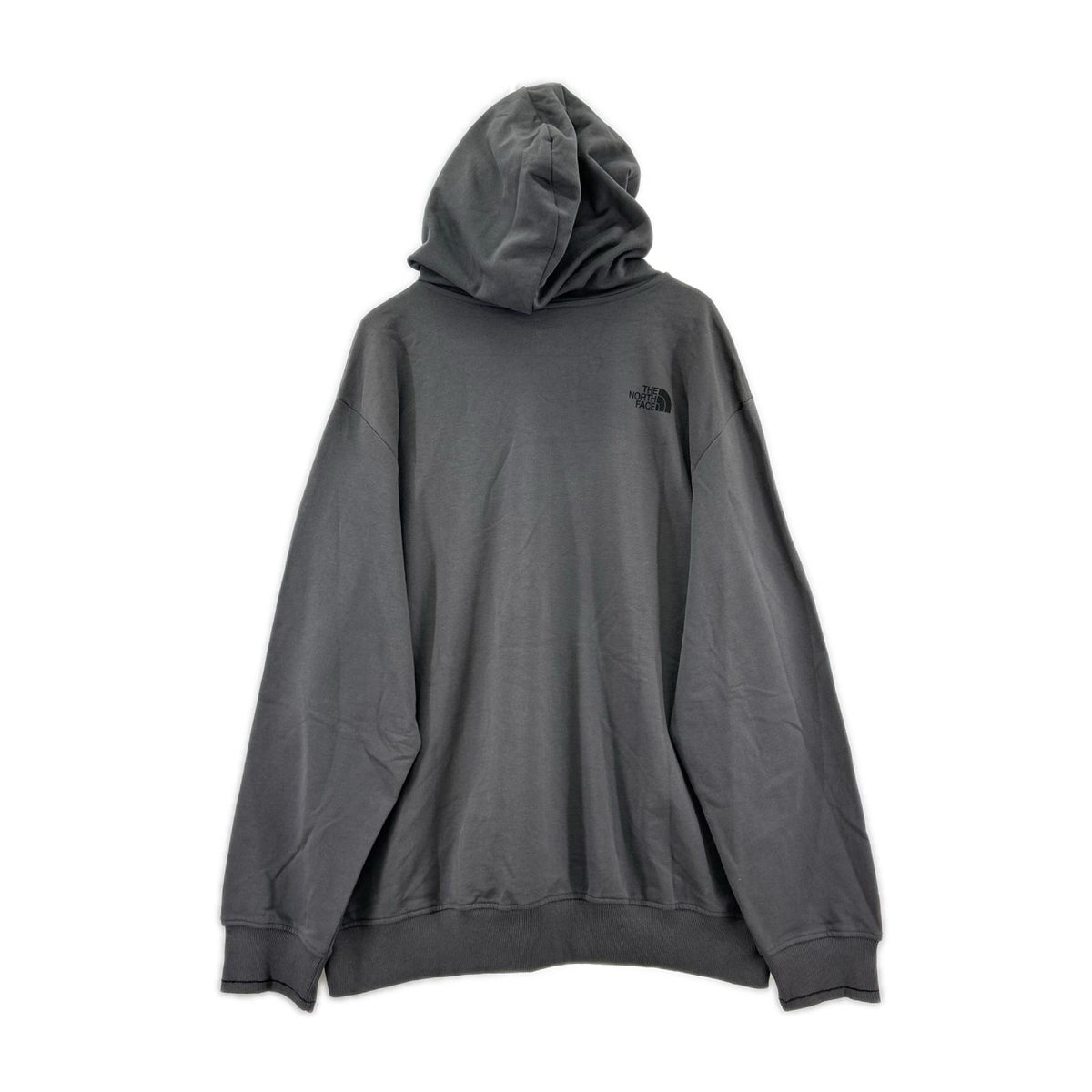 パーカー 花柄刺繍 POパーカー グレー
