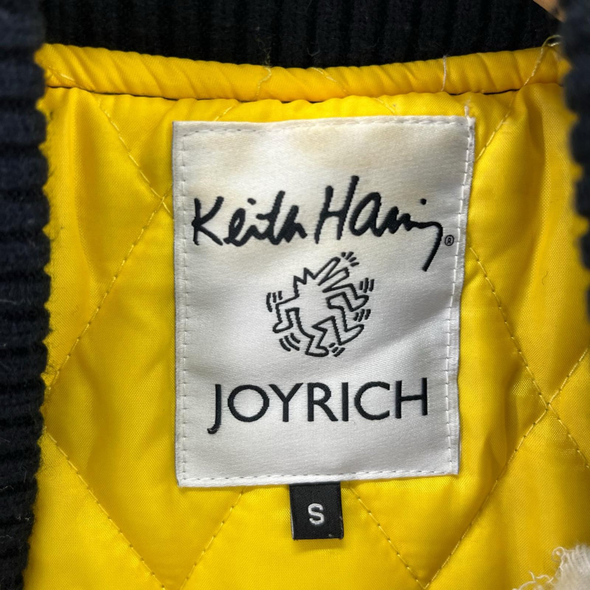 ジャケット ×keith Haring スタジャン S ブラック