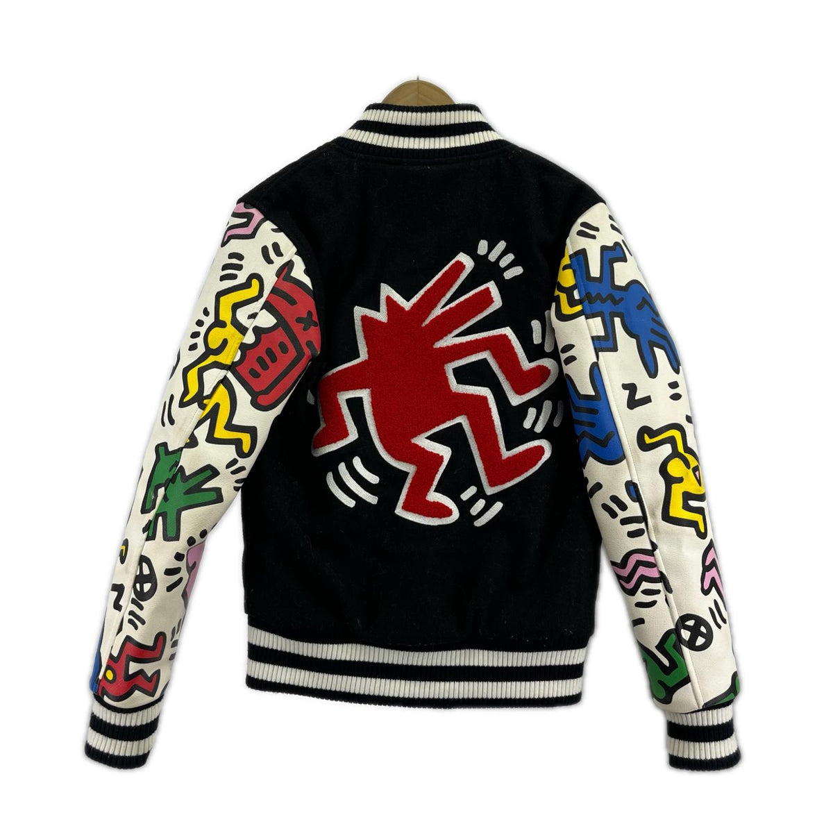 ジャケット ×keith Haring スタジャン S ブラック
