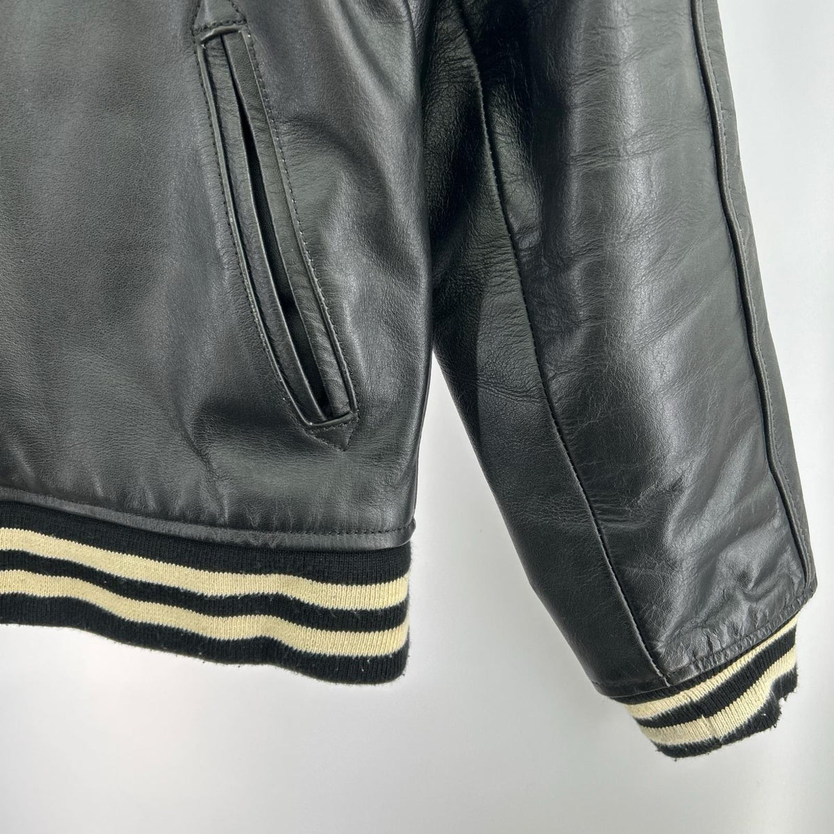 レザージャケット Liugoo Leather 牛革 ブラック