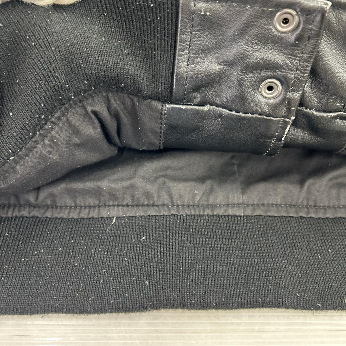レザージャケット Liugoo Leather 牛革 ブラック