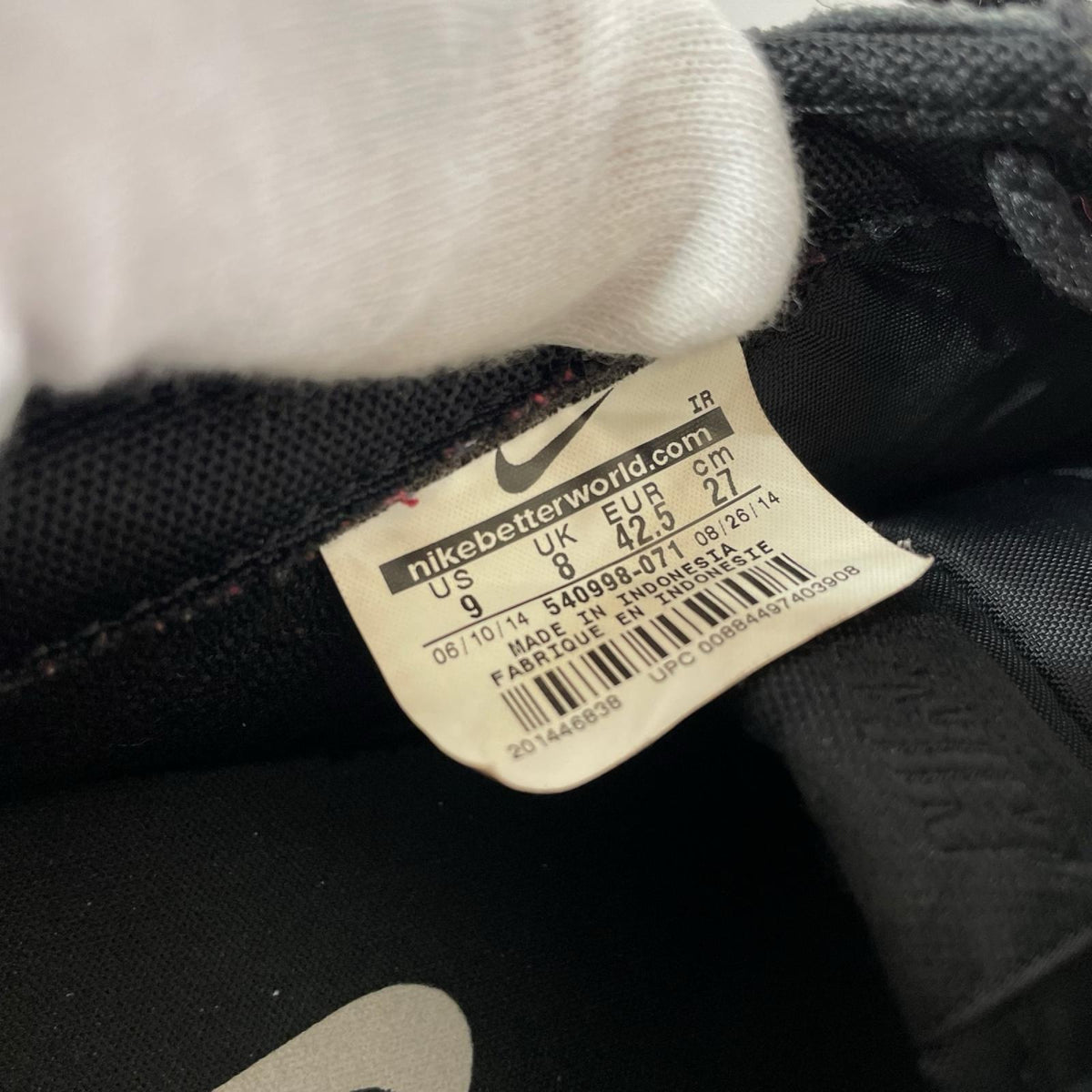 スニーカー CLASSIC CORTEZ LEATHER (27cm) 27cm (US9 UK8 1/2 EU44) ブラック