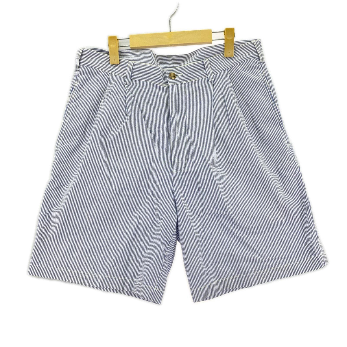 ショートパンツ 90s ストライプ 32 ブルー