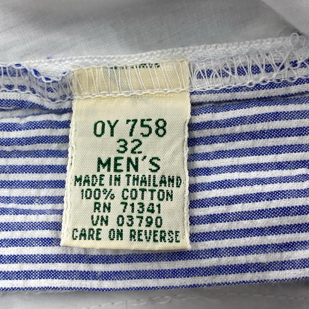 ショートパンツ 90s ストライプ 32 ブルー