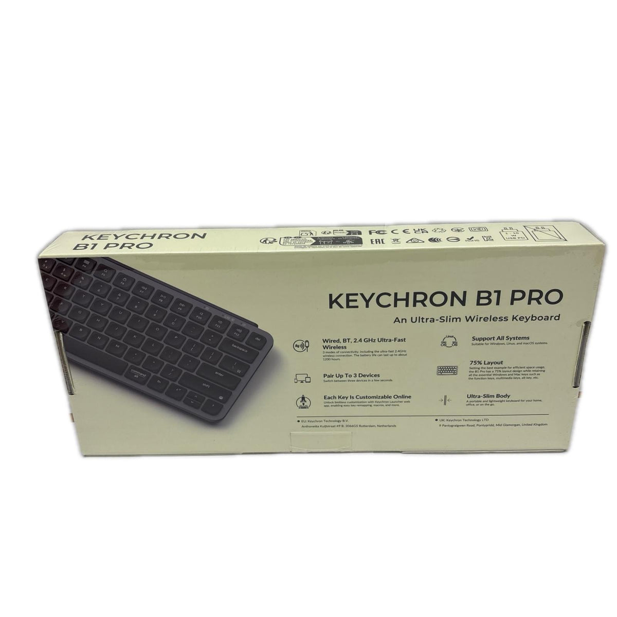Keychron B1 Pro ワイヤレスキーボード B1P-K1 B1P-K1 PC周辺機器