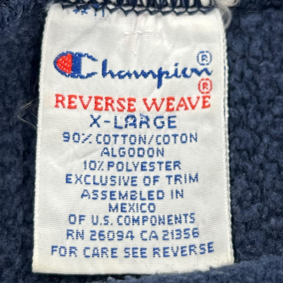 スウェット REVERSE WEAVE スウェット ネイビー ネイビー