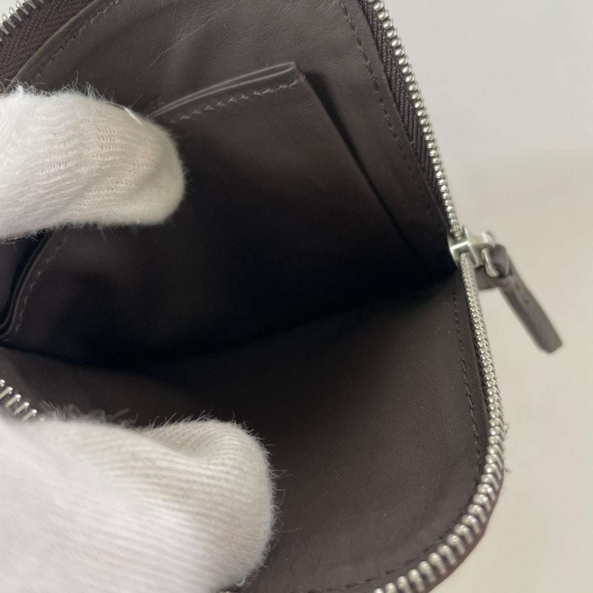 コインケース ARTS & SCIENCE レザー Zip case ブラウン
